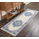Burnie Oriental Blue/Ivory Area Rug
