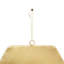 Ensemble de 2 miroirs muraux contemporains en métal doré H 27 po, 28 po