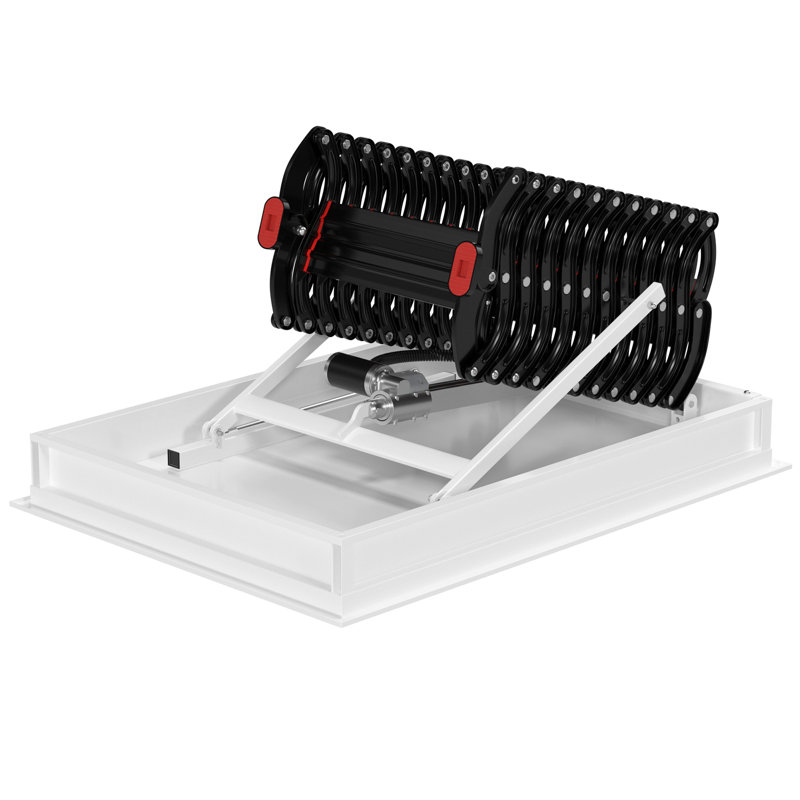 Échelle de grenier à extension électrique en aluminium 9,5 pi avec capacité de 660 lb Sellman