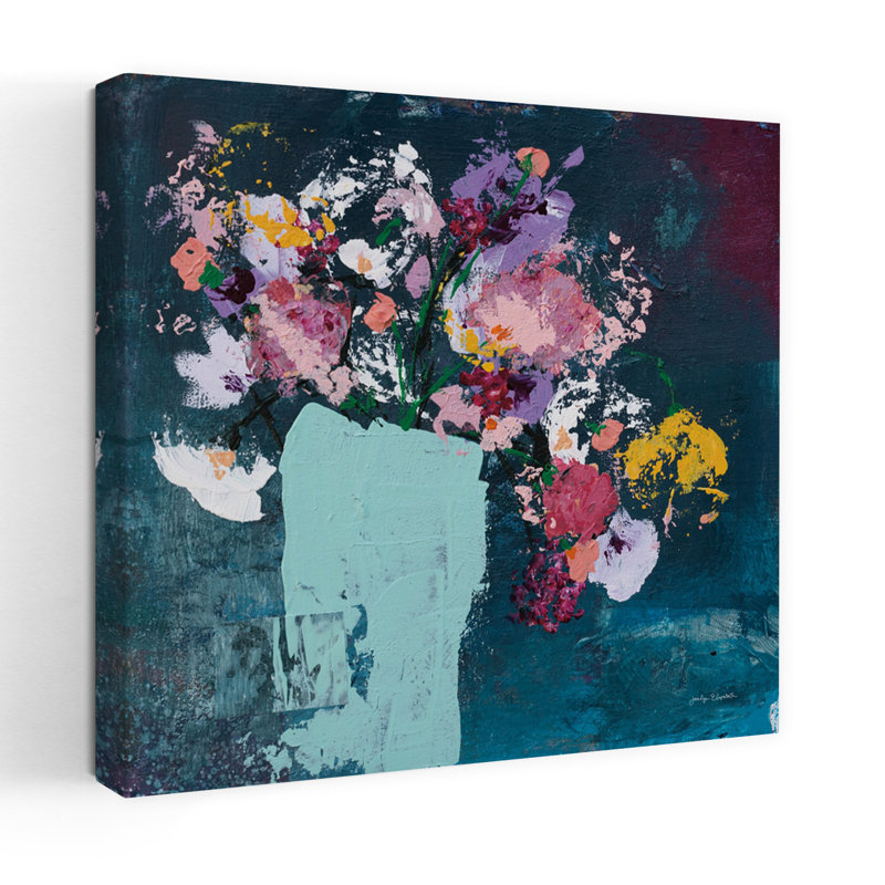 Espoir, art floral contemporain, H 48 po x l 48 po