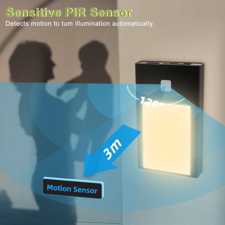 Magnetic LED Motion Sensor Rechargeable Night Light