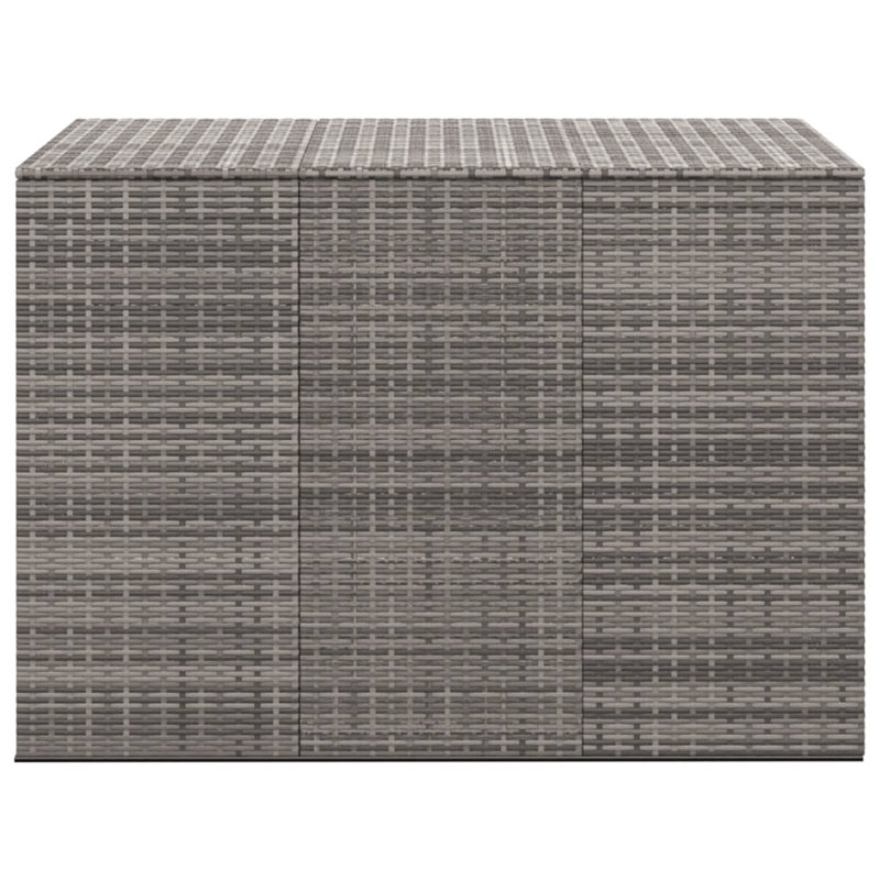 Ebern Designs Lubeck 145cm W 1300L Water Resistant Deck Box, Grey