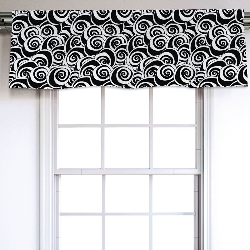 Sateen Ruffled Window Valance