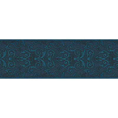 Glatte Tapetenbordüre Rosenkranz 5 m x 17 cm