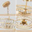 Lustre tambour en cristal 5 lumières Khyryn-1722490736