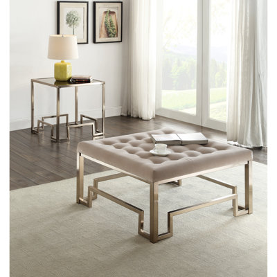 Stylish Beige And Champagne Fabric , Fits Well In Modern Spaces Adds Elegance To Space