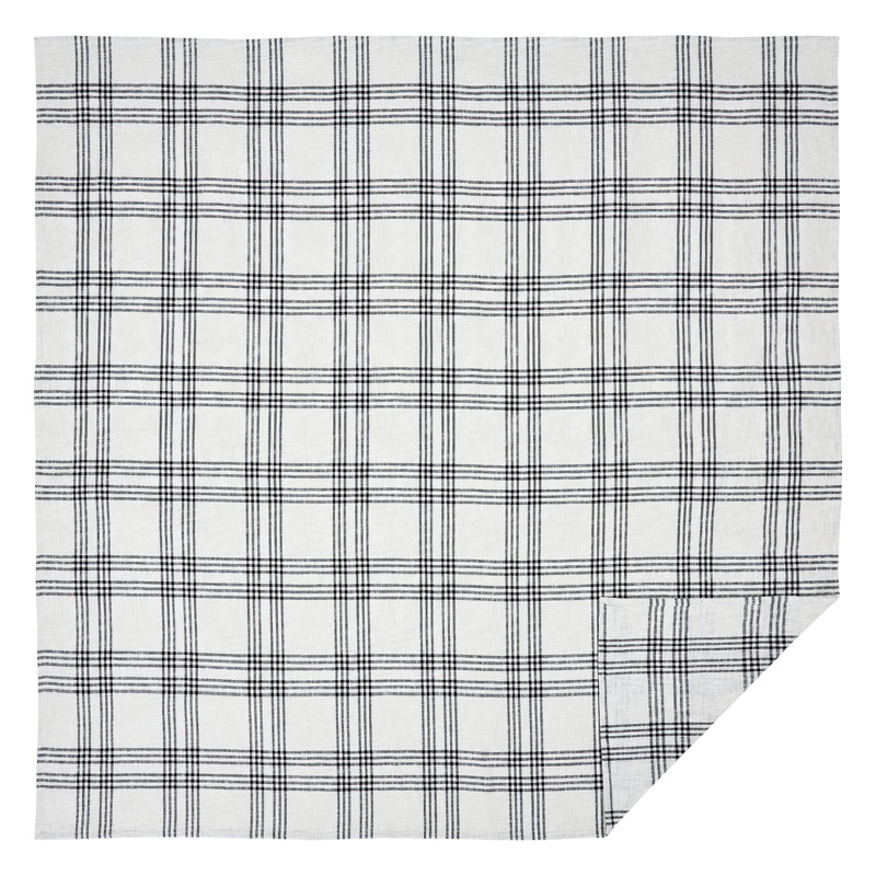 Cotton Plaid Coverlet, Queen Coverlet