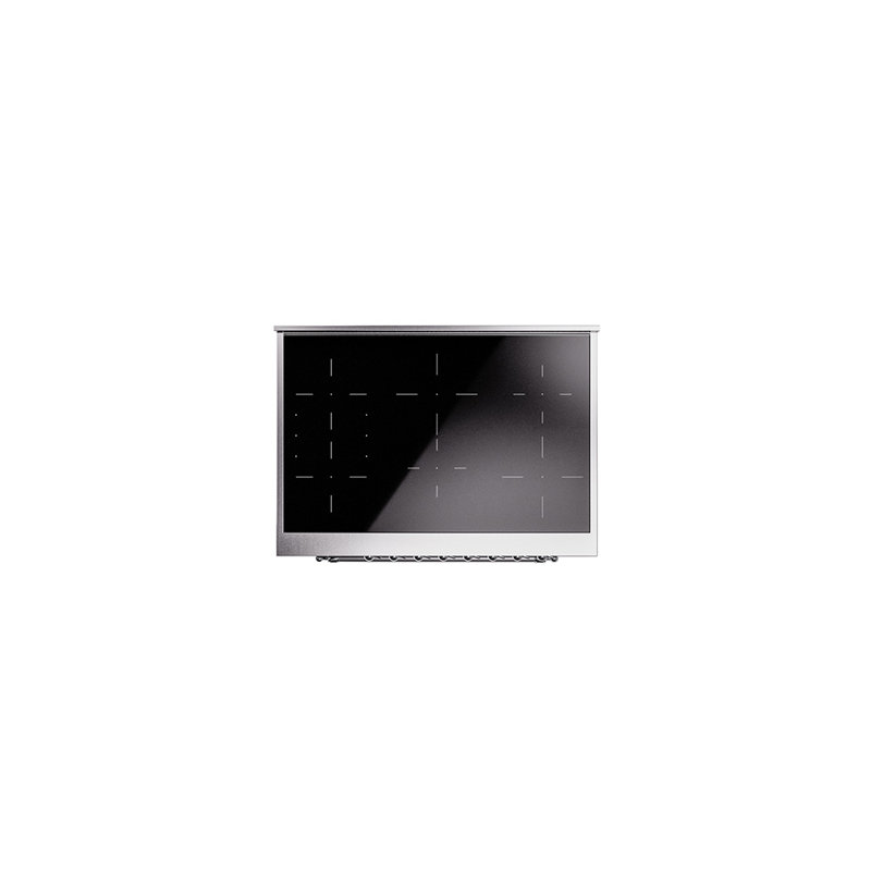 ILVE Nostalgie II 36 in Induction Range, Graphite Matte/Chrome
