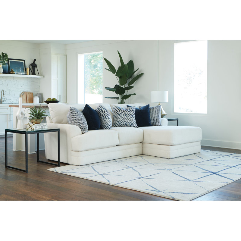 Garrastegui Upholstered L-Shaped Sectional, Right Hand Facing