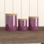 Wood Jar - Set of 3-14504245