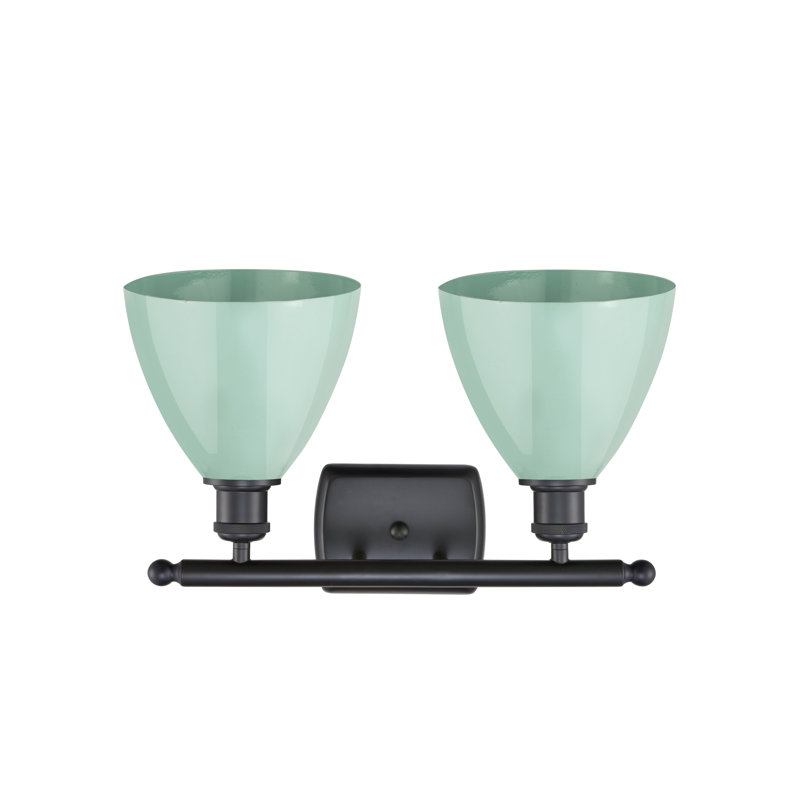 Amylee 2 - Light Dimmable Vanity Light, Matte Black, Seafoam