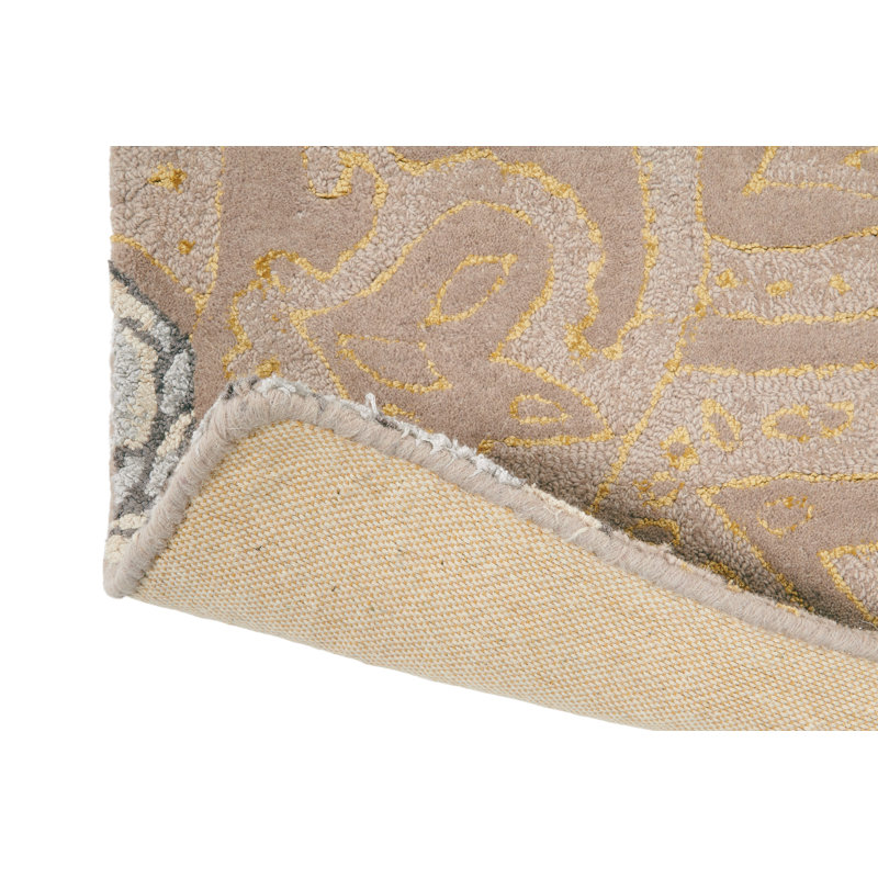 Hand Tufted Area Rug in Gray/White, Rectangle 8'2" x 11'6"