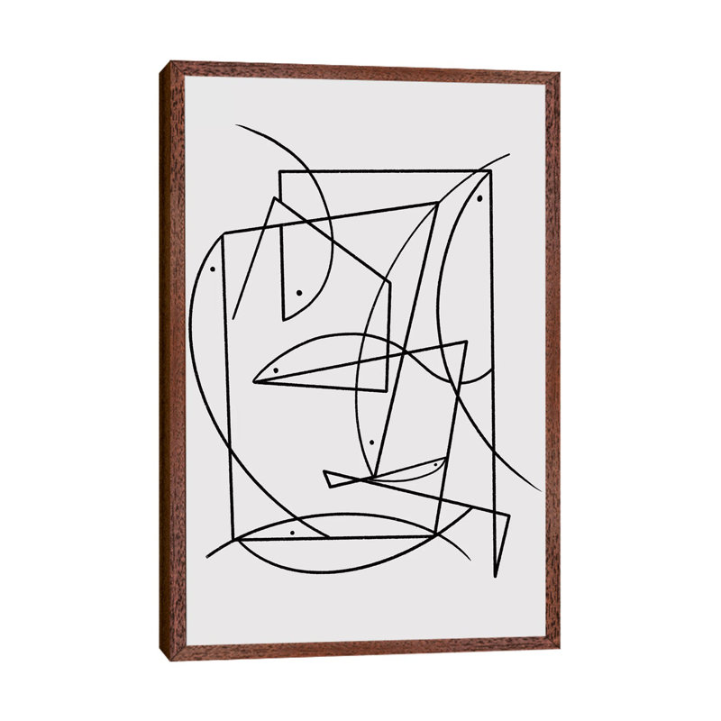 Netted 1 Piece Wall Art on Canvas, 101.6cm H x 66.04cm W x 3.81cm D, Brown Framed