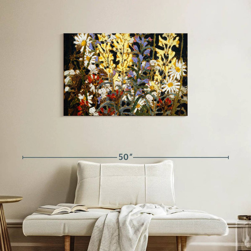 Fleurs sauvages, H 24 po x l 36 po