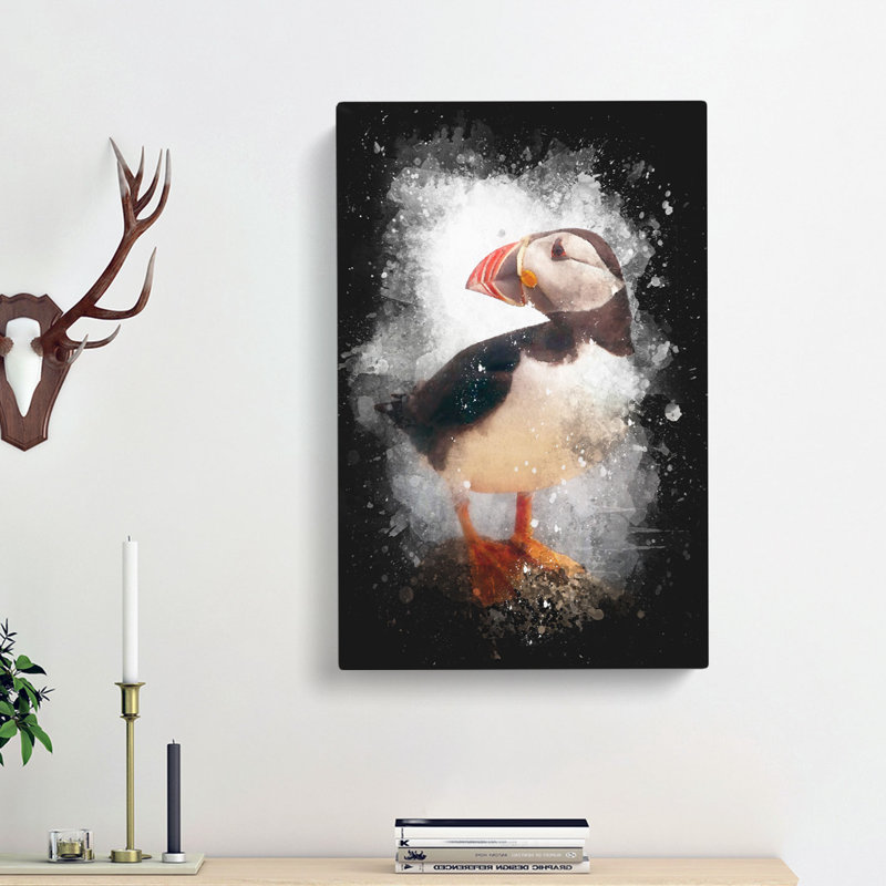 An Atlantic Puffin - Wrapped Canvas, 76cm H x 50cm W x 3cm D