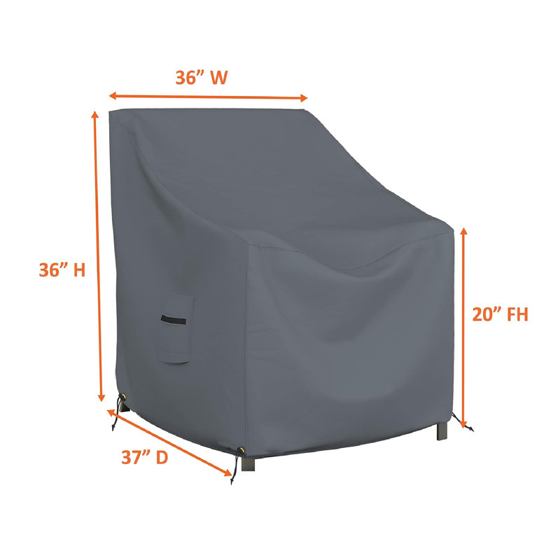 Outdoor Cover, Grey, 91.4cm H x 91.4cm W x 94cm D