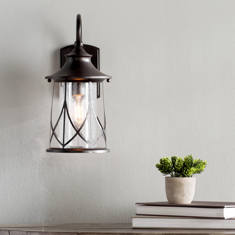 Jaeden Aluminum Wall Light, Rubbed Bronze