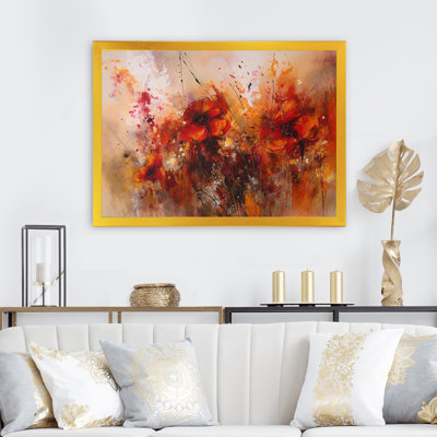 Rouge rouge, coquelicot, floral, Euphoria