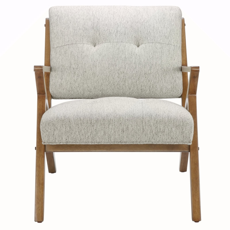 Fauteuil d'appoint capitonné