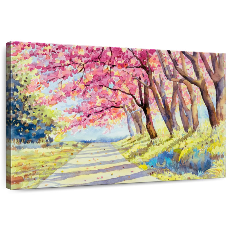 Down The Sakura Lane, H 8 po x l 12 po