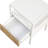 Set Of 2, 15.75" Rattan End Table With  Drawer, Modern Nightstand, Metal Legs,Side Table-1702114903