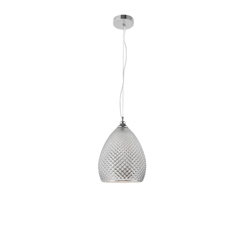 Boho 1 - Light Teardrop Pendant, Chrome