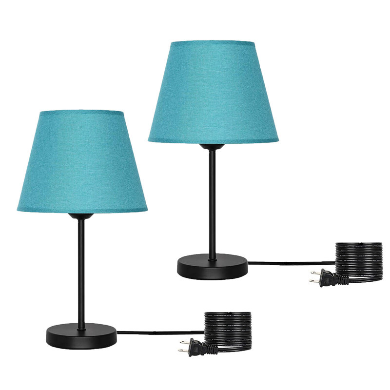 Lampe de table noire 10 po Wadim
