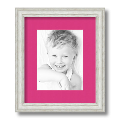 Wood Matte Picture Frame with Mat