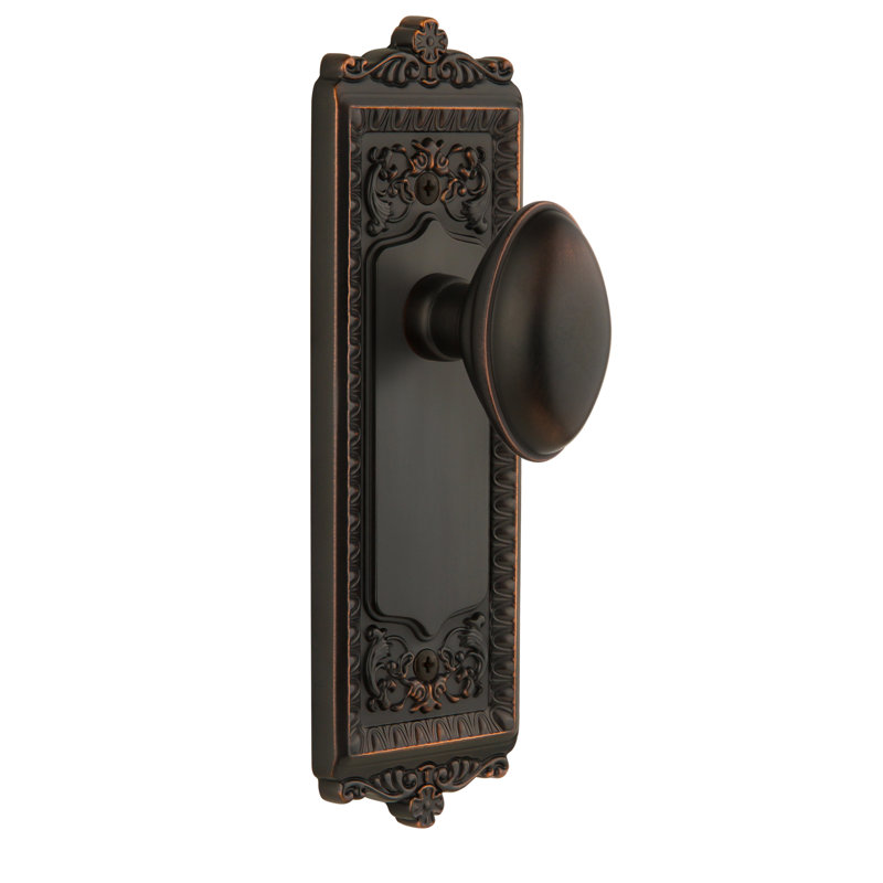 Poignée de porte Grandeur Windsor, Bronze intemporel, 2 3/4 po
