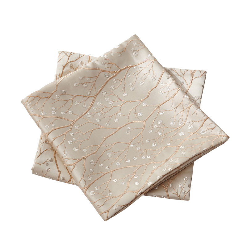 Branch Floral Lumbar Pillow Cover, Oatmeal
