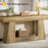 Manufactured Wood Narrow Console Table with Shelving-427048744