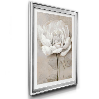 " Soft White III " Painting Print