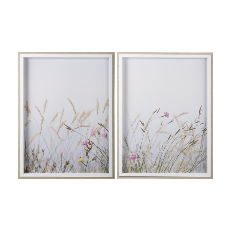 Wildflower Fade - reproduction d'art encadrée sous verre