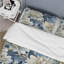 Ensemble de housse de couette à motif floral pivoines bleues et blanches I-320677285