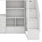 Loft Bed With L-Shaped Desk And Drawers, Cabinet And Storage Staircase-977518136