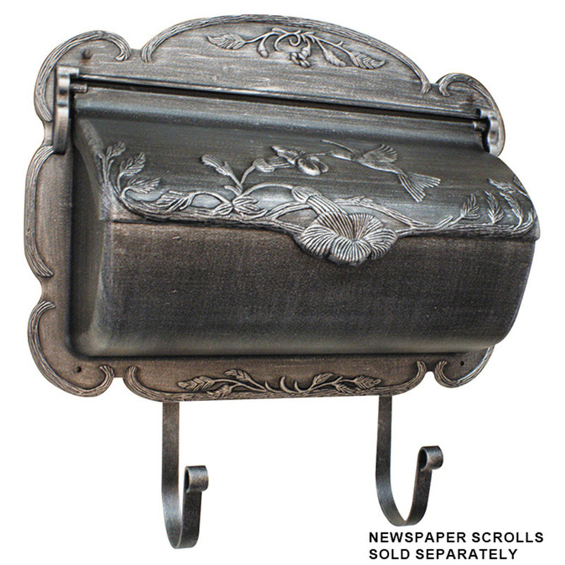 Boîte aux lettres murale colibri, Argent suédois