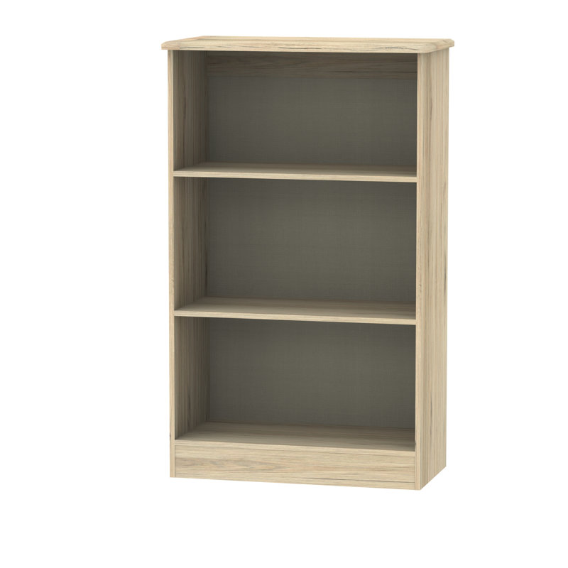 Fully Assembled Murier Bookcase, Bordeaux Oak