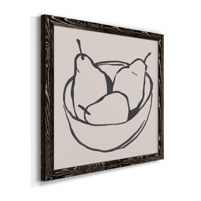 Simple Pear I - art mural encadré sur toile