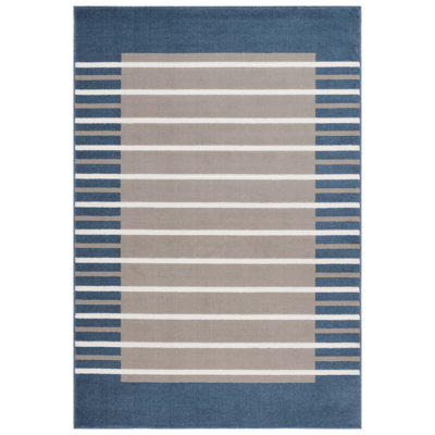 Bedoya Performance Striped Rug