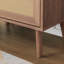 Commode 4 tiroirs avec pieds en bois massif-932278052