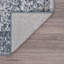 Tapis bleu clair à motif abstrait Baez-1827522874