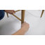 Tabouret de bar rembourré, hauteur du comptoir, avec structure en métal imitation bois et repose-pieds (lot de 1)-891409096-891409100