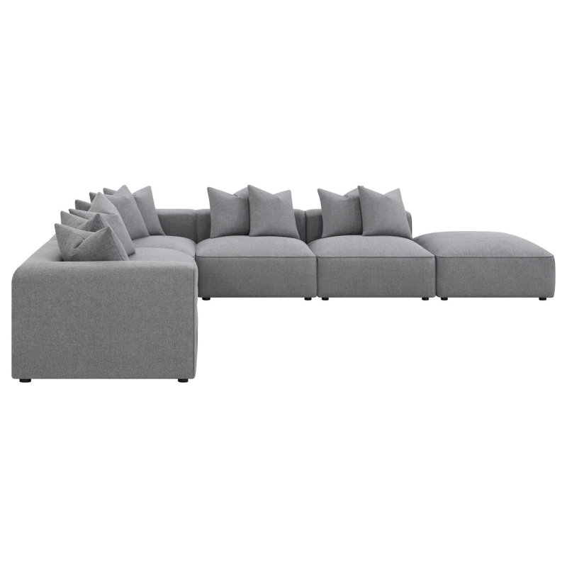 Canapé modulaire gris Amherst 6 pièces