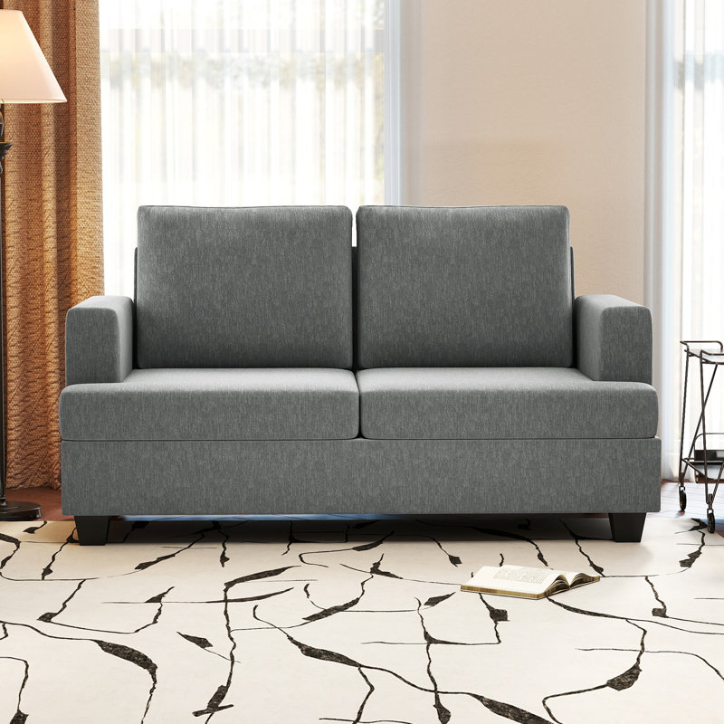 Canapé Morden, Gris clair, H 36,25 po x l 63 po x P 37 po