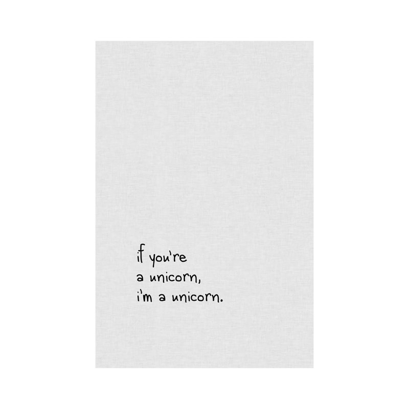 If You're A Unicorn by Orara Studio - Wrapped Canvas Gallery-Wrapped Canvas Giclée, 20.32 cm H x 30.48 cm W