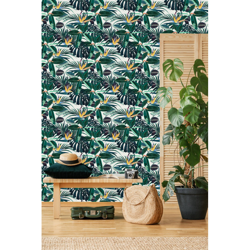 Panneau de papier peint Kimiaki, L 2,08 pi x L 10,42 pi