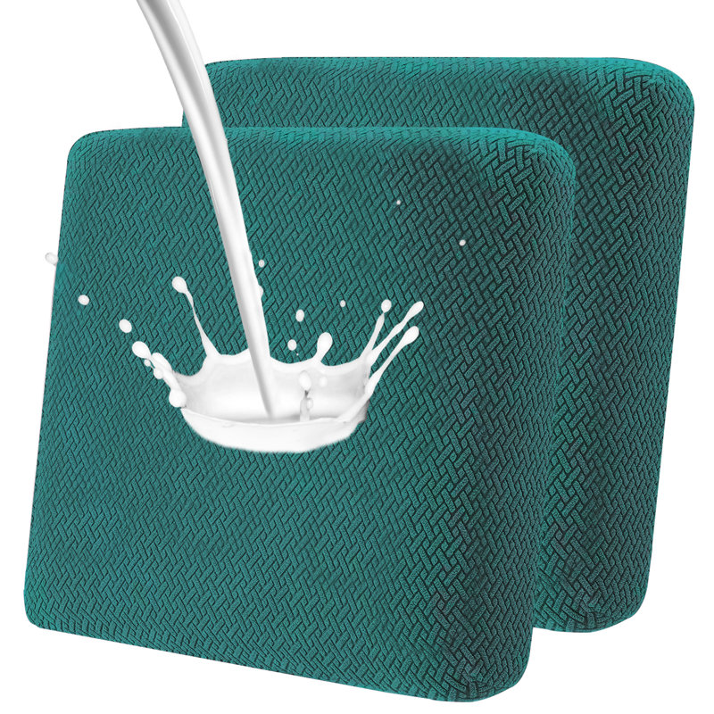 Housse pour coussin en tissu, Tissu vert foncé