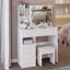 Meuble-lavabo de bureau de 37 po avec tabouret-113847166