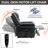 Power Lift Recliner Chair Heat Massage Dual Motor Infinite Position Up To 350 LBS, Faux Leather, Heavy Duty Motion Mechanism With USB Ports, Brown-1394446931