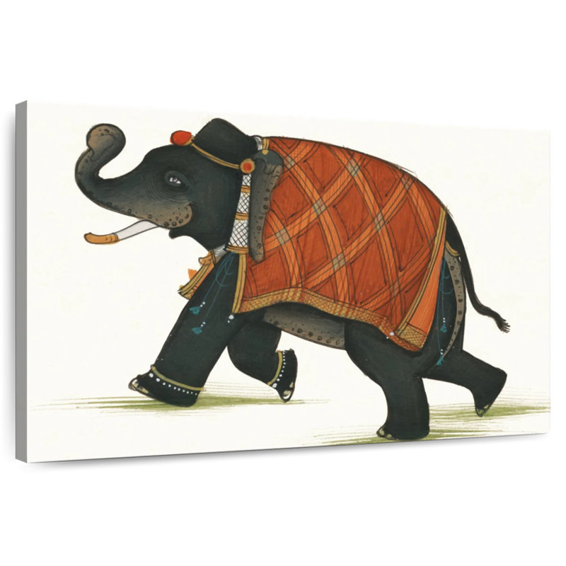 India Elephant II Light, 34" H x 51" W